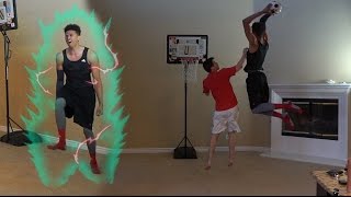 EPIC HOUSE 1 V 1 KING OF THE COURT! MINI BASKETBALL CHALLENGE