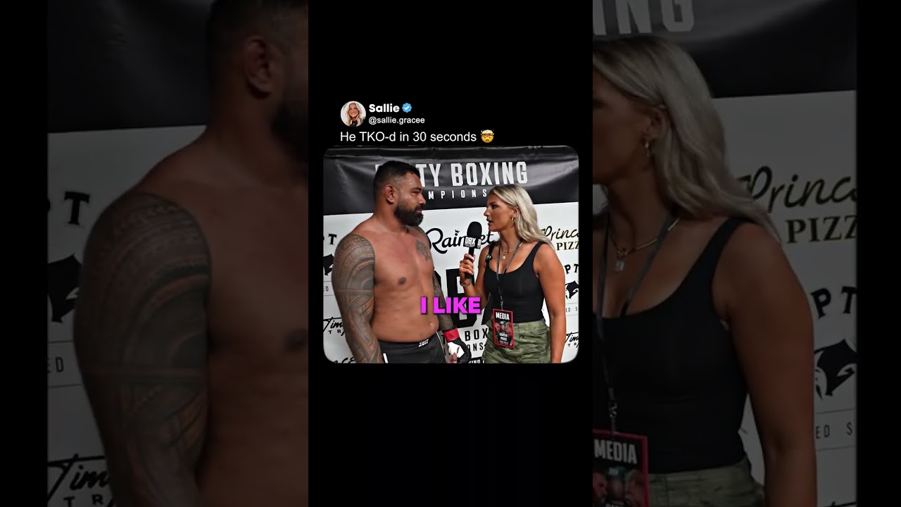 Dirty Boxing TKO in 32 seconds 💪 #dirtyboxing #jonjones #boxing