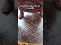 Simple rangoli design new!! FOLLOW FOR MORE CONTENT!! LIKE SHARE AND SUBSCRIBE FOR MORE!! #viral 🥰😍⭐