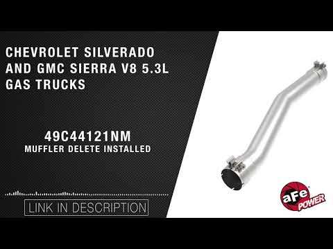 aFe Apollo GT Muffler Upgrade exhaust sound on a 2019-2020 Chevrolet Silverado 1500 5.3L