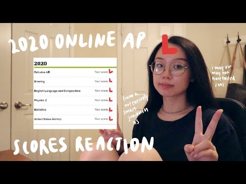 a very very sad ap score reaction ;w; (2020)