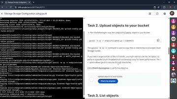 Manage Storage Configuration using gsutil    Trivia Week 4 #quicklab