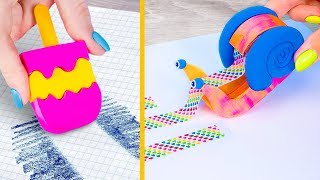 10 DIY Weird Summer School Supplies You Need To Try / Back To School Pranks!