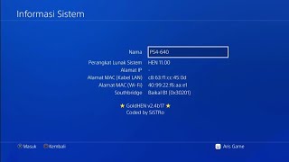 Test PS4 FW 11.00 Goldhen By Sistro || Jailbreak PS4