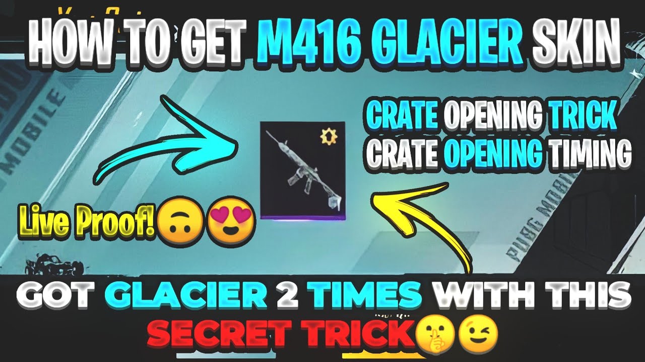 How To Get M416 Glacier in PUBG Mobile | Trick To Get M416 Glacier Skin ...