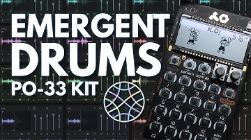 FREE PO-33 kit: EMERGENT DRUMS by@audialab  | PO 133 kit | free sample pack