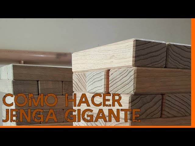 How to make a giant jenga 