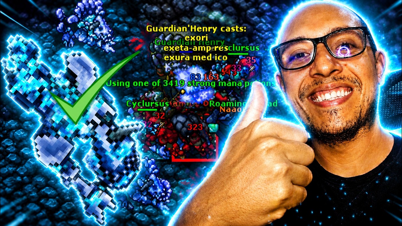 TIBIA - HUNTING TASK ep 56: ESTRATÉGIA PARA O CYCLURSUS SOLO, DEI SORTE ...
