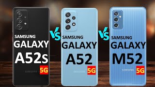 Samsung A52S против Samsung A52 против Samsung M52