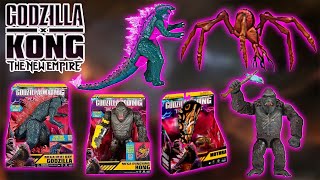 NEW MOTHRA & SCYLLA Playmates Godzilla x Kong Mega Heat Ray Godzilla Mega Punching Kong!