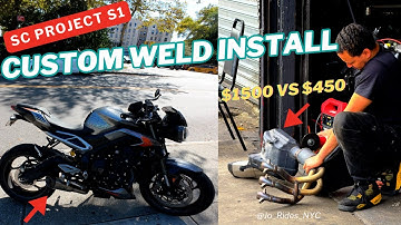 2024 Triumph Street Triple RS 765 | SC Project S1 Exhaust (Custom Weld Install)