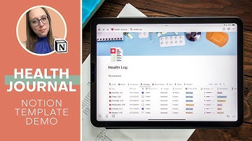 Health Journal Notion Template Demo