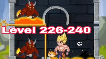 Hero Rescue Games Pull the Pin Level 226-240 | andriogamesplay | gamerzreina