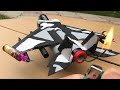 Rocket Powered Jet Fighter from Cardboard