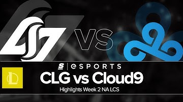 Highlights: CLG vs C9 (NA LCS Summer W2D3 Full Series)