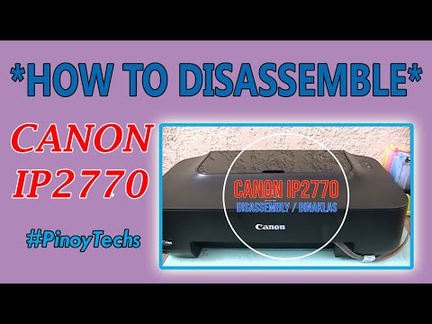 Video: Paano I-disassemble Ang Canon