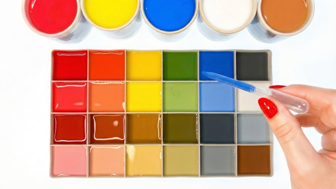 You Won't Believe These Color Mixes! | Satisfying ASMR Color Palette Creation