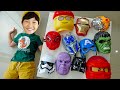 예준이의 슈퍼히어로 변신놀이 가면놀이 Super Hero Toy Play