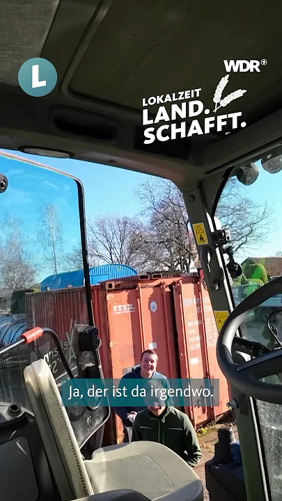 Wer hat sich denn da im Fahrerhäuschen versteckt? 😱🐦