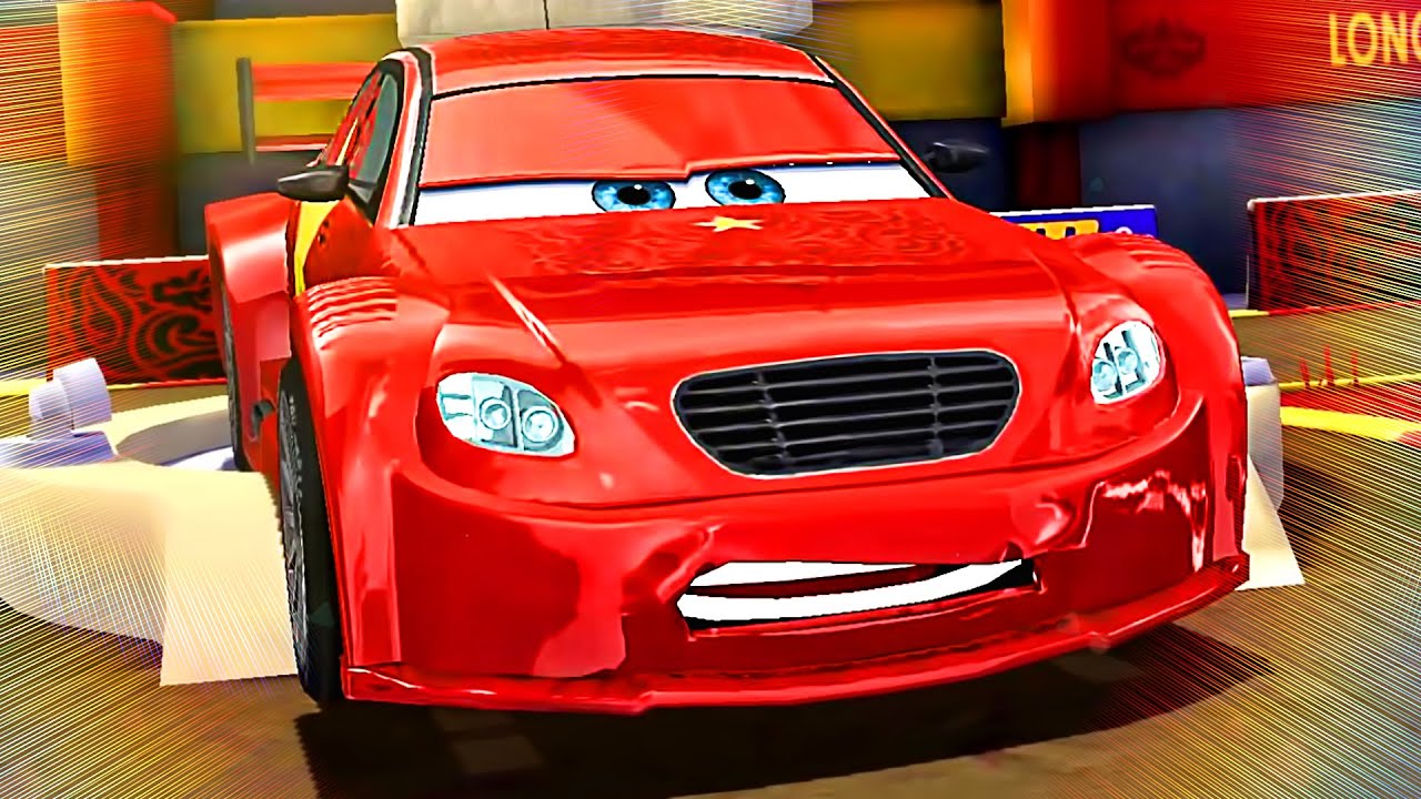 Cars 2: (Long China) Fast as Lightning - fun part - YouTube