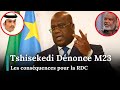 RDC : Tshisekedi dénonce le retrait du groupe rebelle M23 des pourparlers de paix en Afrique" | AH1J