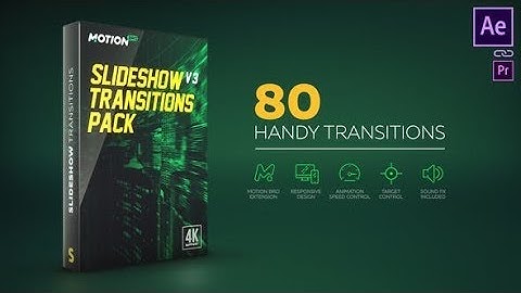 Slideshow Transitions Pack (Best After Effects Projects)