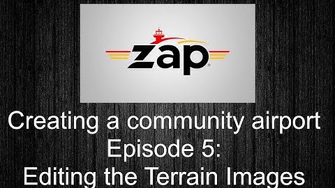 How to Create a Community Airport for Tower! Simulator 3: Episode 5: Editing Terrain Images