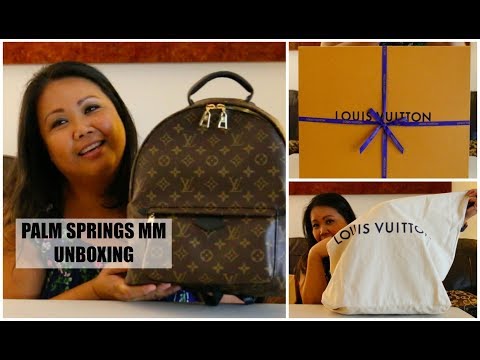 Louis Vuitton Palm Springs MM Unboxing