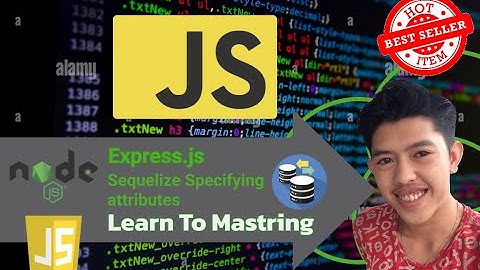 Express.js Sequelize Specifying attributes #12