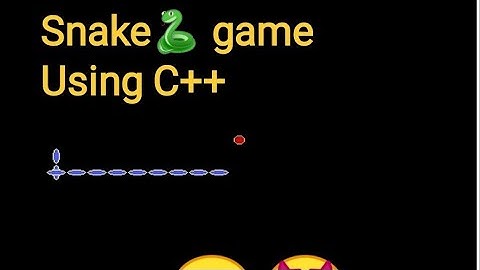 How to Create Snake🐍 Game Using C++ Language😱🤭 || Using Turbo C++ #education