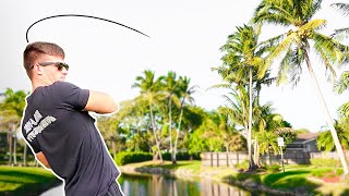 Fishing an URBAN Miami Canal and Catching GIANT Fish!
