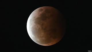 むりかぶしガイド望遠鏡で撮影した2021年5月26日の皆既月食