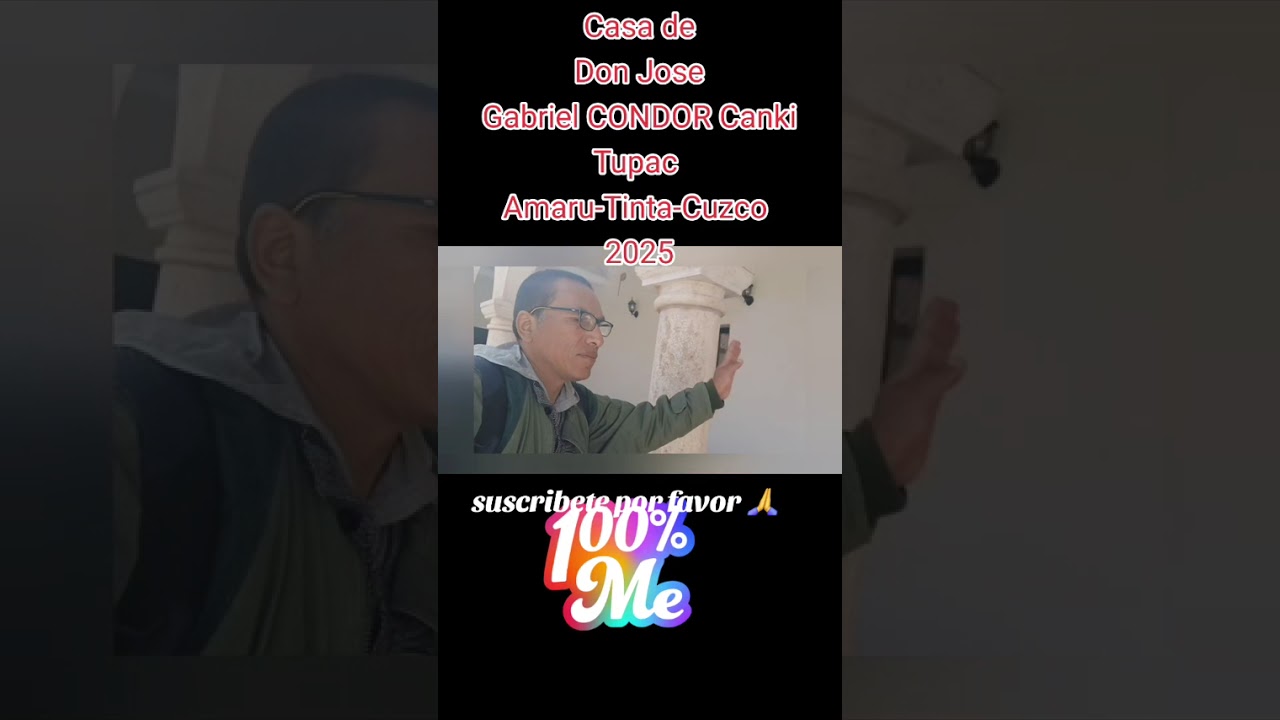Casa de Don Jose Gabriel CONDOR QANKI  Tupac Amaru-Tinta-Cuzco 