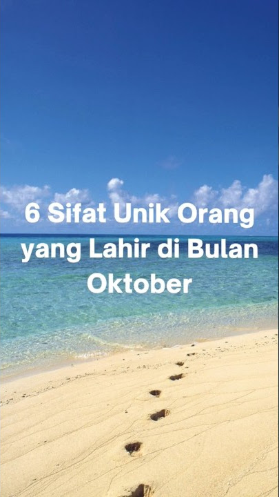 6 Sifat Unik Orang yang Lahir di Bulan Oktober #shorts