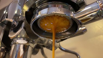 bottomless portafilter first shot