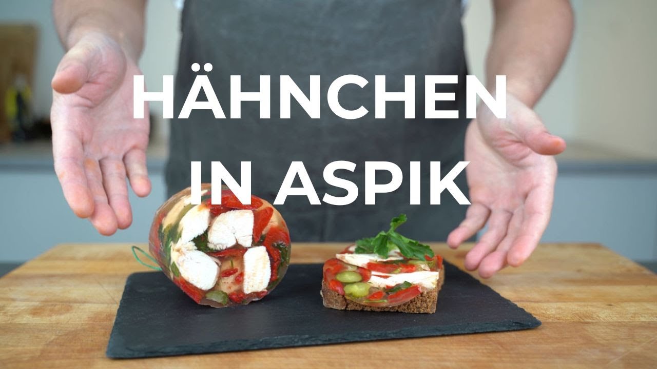 Hähnchen in Aspik - einfach, schnell &amp; super lecker - YouTube