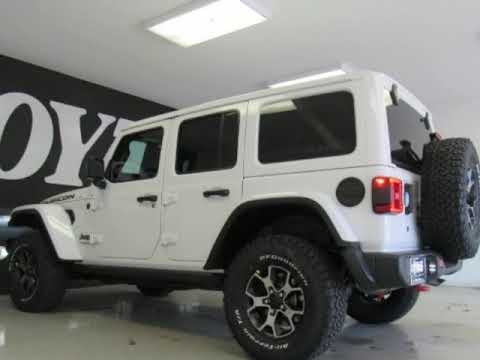 2019 Jeep Wrangler Unlimited 4x4 4 Door Suv Rubicon White New For