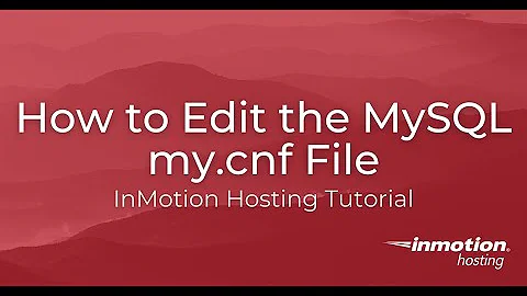 How to Edit the MySQL my.cnf File on a Linux Web Server using SSH and Terminal