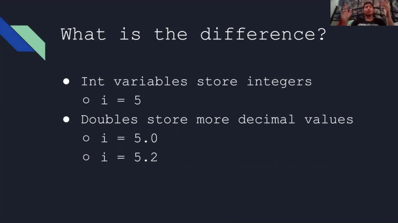 Integers and Doubles - YouTube