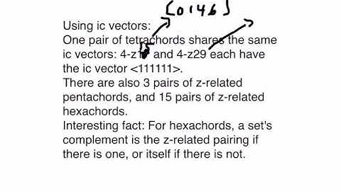 Sets and Set Classes Part 2