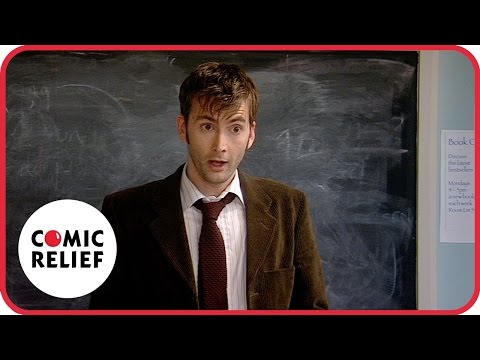 Lauren Cooper and Doctor Who clash in class - Classic Comic Relief