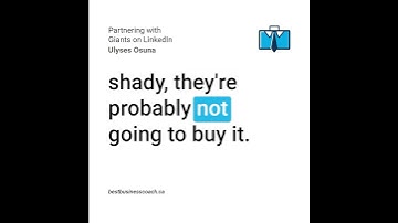 Partnering with Giants on LinkedIn with Ulyses Osuna