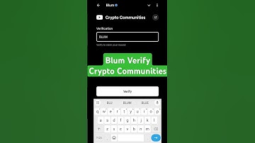 Crypto Community Blum Verify Code|| Blum new Task video|| Blum new verify right code 💯✅