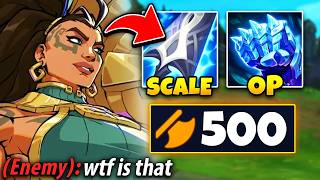 THIS SCALING ILLAOI BUILD IS WAY TOO POWERFUL! (500 AD, 1V5 THE ENEMIES)