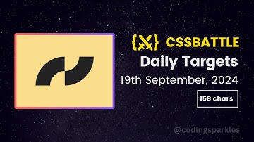 CSS Battle Daily Targets Solution | 19th September, 2024 | #html #css #cssbattle