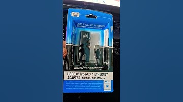 USB 3.0 ETHERNET ADAPTER USB TO LAN UNBOXING