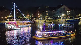 Superb Christmas Lights Illuminated Boat Parade in Bristol Harbour (UK) - Saturday 13 December 2025