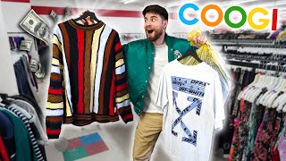 Coogi Sweaters & Off White In The Thrift Store!