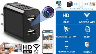 Top10 Spy Camera Luohe Wifi Hidden Camera Mini Usb Charger Camera Cixicm Setup Tutorial
