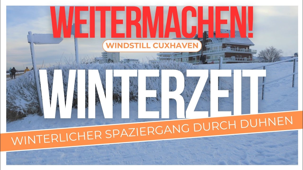 Cuxhaven | Duhnen schöner langer Spaziergang im Schnee ☃️